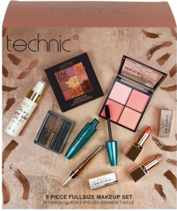 Technic - 8 Piece Full Size Make-up Set - Make-up - Multicolor - Diverse Producten