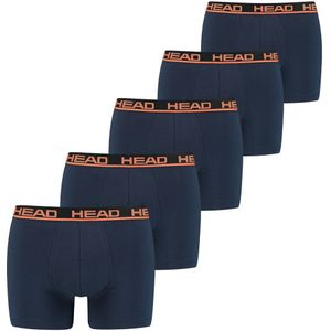 Head Boxershorts Basic 5-Pack Orange/Peacoat