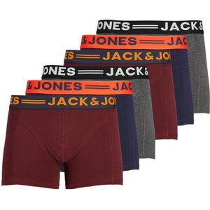 Jack & Jones - JACLICHFIELD - Boxershorts - Burgundy - 6-pack