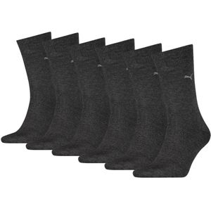 Puma Herensokken Classic 6-pack Antraciet