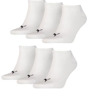 Puma Sneakersokken 6-pack Wit