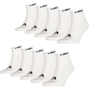 Head Sokken Quarter 10-pack Wit