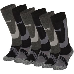Xtreme - Skisokken - Zwart - 6-pack - Unisex