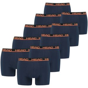 Head Boxershorts Basic 10-Pack Orange/Peacoat