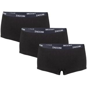 Zaccini Dames Shorts 3-pack Black