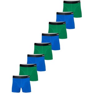 Apollo Boxershorts Heren Bamboo Basic Blue / Green 8-pack