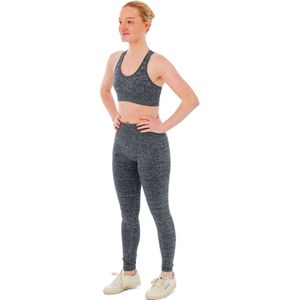 Xtreme Sportswear Dames Sportset - Sportlegging + Sporttop - Antraciet Melange