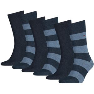 Tommy Hilfiger - Rugby - Sokken - Donkerblauw - 6 Paar
