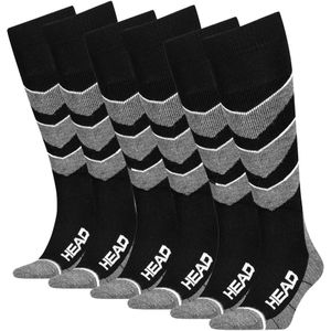 HEAD - V-Shape - Skisokken - Black Combo - 6-pack