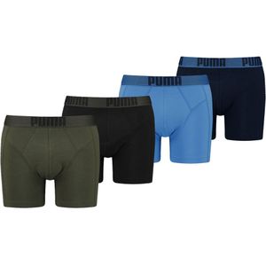 Puma Boxershorts New Pouch 4-pack Forest Night / Regal Blue