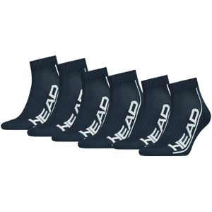 HEAD Quartersokken Performance 6-pack Navy