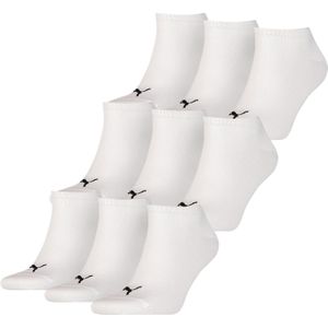 Puma Sneakersokken 9-pack Wit