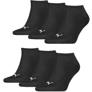 Puma Sneakersokken 6-pack Zwart
