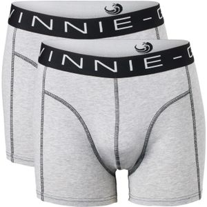 Vinnie-G Boxershorts 2-pack Grey Melange Stitches
