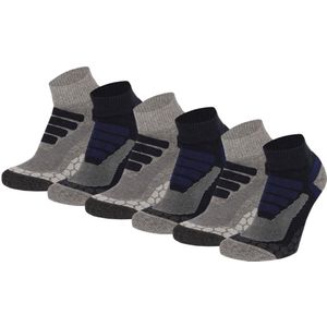Xtreme Wandelsokken Quarter 6-pack Multi Blue