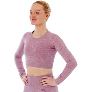 Xtreme Sportswear Croptop lange mouwen Dames Roze