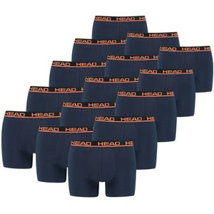 Head Boxershorts Basic 15-Pack Orange/Peacoat