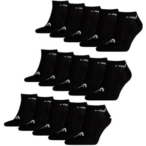 Head Sokken Sneaker 15-pack Zwart
