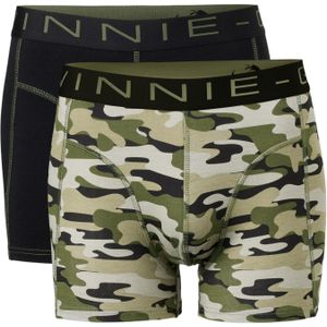 Vinnie-G Boxershorts 2-pack Black / Army Green Print