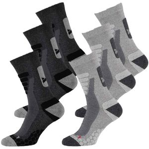 Xtreme - Wandelsokken - Multi Grey - 6-pack