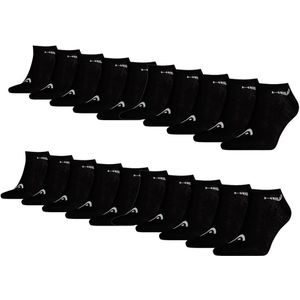Head Sokken Sneaker 20-pack Zwart