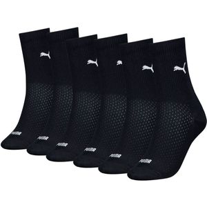 Puma Sokken Dames 6-pack Zwart