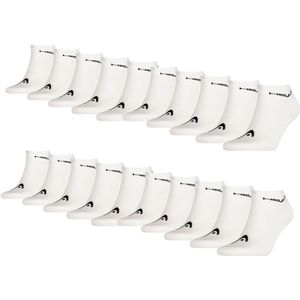Head - Sneaker Sokken - Wit - 20-pack