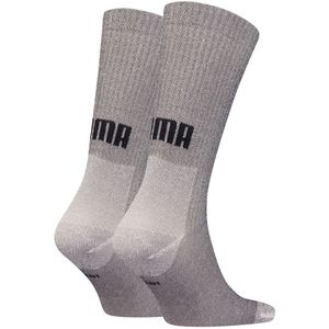 Puma - Sportsokken - Crew - Zwart - Gerecycled Katoen - 2-pack