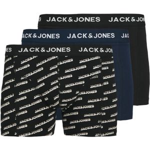 Jack & Jones Boxershorts JACBRIAN Trunks 3-pack Navy Blazer /