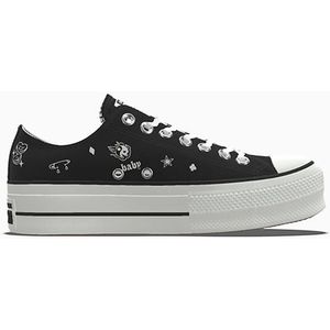 Converse Custom Chuck Taylor All Star Lift Platform By You in Black