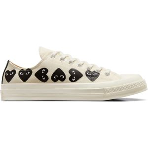 Converse Converse x Comme des Garçons PLAY Chuck 70 Multi Heart in Milk/Black/Egret, Maat EU 44