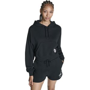 Converse Chuck Taylor All Star Cropped Hoodie voor Vrouwen in Black
