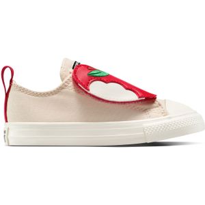 Converse Chuck Taylor All Star One Strap Easy-On Apples in Light Dune/Red/Egret, Maat EU 26