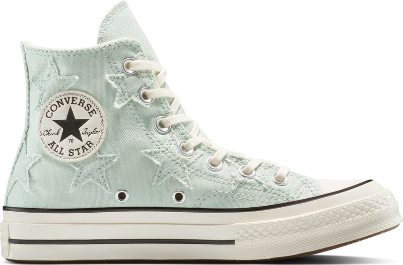 Converse Chuck 70 Archive Stars voor Vrouwen in Rainwashed Grey/Egret/Black, Maat EU 44