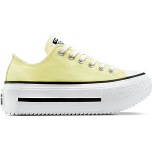 Converse Chuck Taylor All Star Lift Double Stack Platform Canvas in Lemon Slushy/White/Black, Maat EU 44