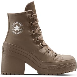 Converse Chuck 70 De Luxe Heel Platform Leather voor Vrouwen in Classic Taupe/Classic Taupe, Maat EU 44