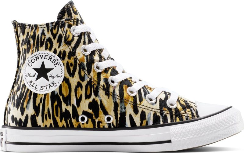 Converse Chuck Taylor All Star Leopard in Black/White/Brown, Maat EU 44