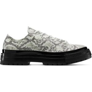 Converse Chuck 70 National Suede Snake Print in Grey/Black/Barely Grey, Maat EU 44