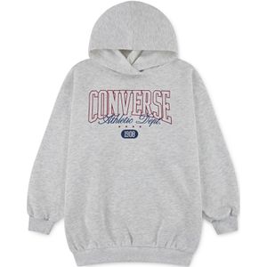 Converse Boyfriend Hoodie in Birch Heather/Sporty Berry