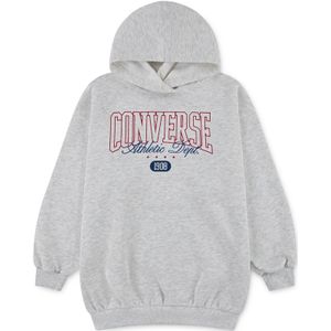 Converse Boyfriend Hoodie in Birch Heather/Sporty Berry