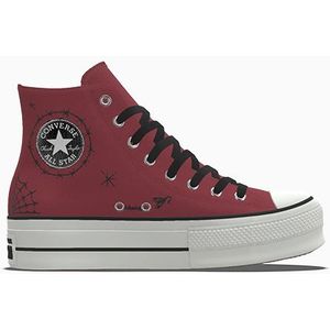 Converse Custom Chuck Taylor All Star Lift Platform By You in Park Red