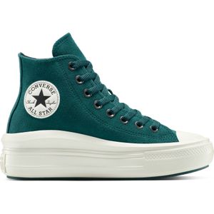 Converse Chuck Taylor All Star Move Platform Suede voor Vrouwen in Jaded Teal/Egret/Black, Maat EU 41.5