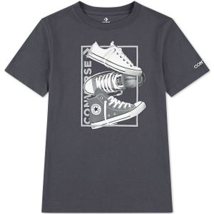 Converse Stacked Chuck Oversized T-Shirt in Dark Matter