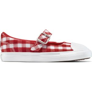 Converse Chuck Taylor All Star Dainty Mary Jane Easy-On Checkered in Red/Vintage White/White, Maat EU 21