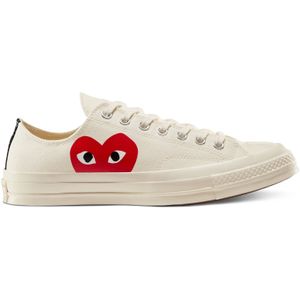 Converse Converse x Comme des Garçons PLAY Chuck 70 in Milk/White/Red, Maat EU 44