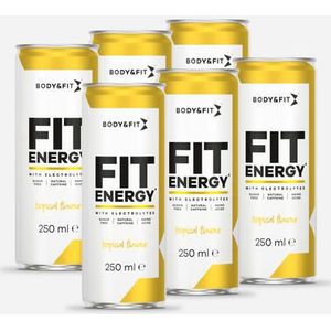 Fit Energy Drink | Body & Fit | Tropical | 1500 ml (6 Blikjes)