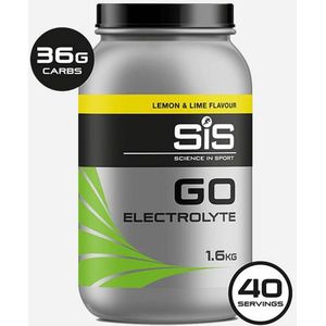 SiS Energydrink GO Electrolyte | SiS | Lemon & Lime | 1,6 kg (40 scoops)