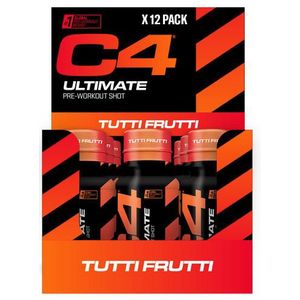 Cellucor C4 Ultimate Pre-Workout Shot | Cellucor | Tutti Fruit | 720 ml (12 stuks)