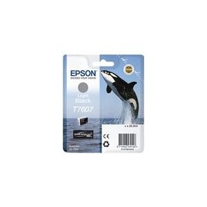 Epson T7607 inktcartridge licht zwart (origineel)