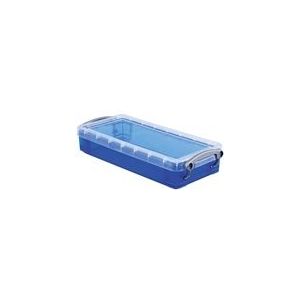 Really Useful Box opbergdoos | polypropyleen | transparant blauw | 0,55 liter